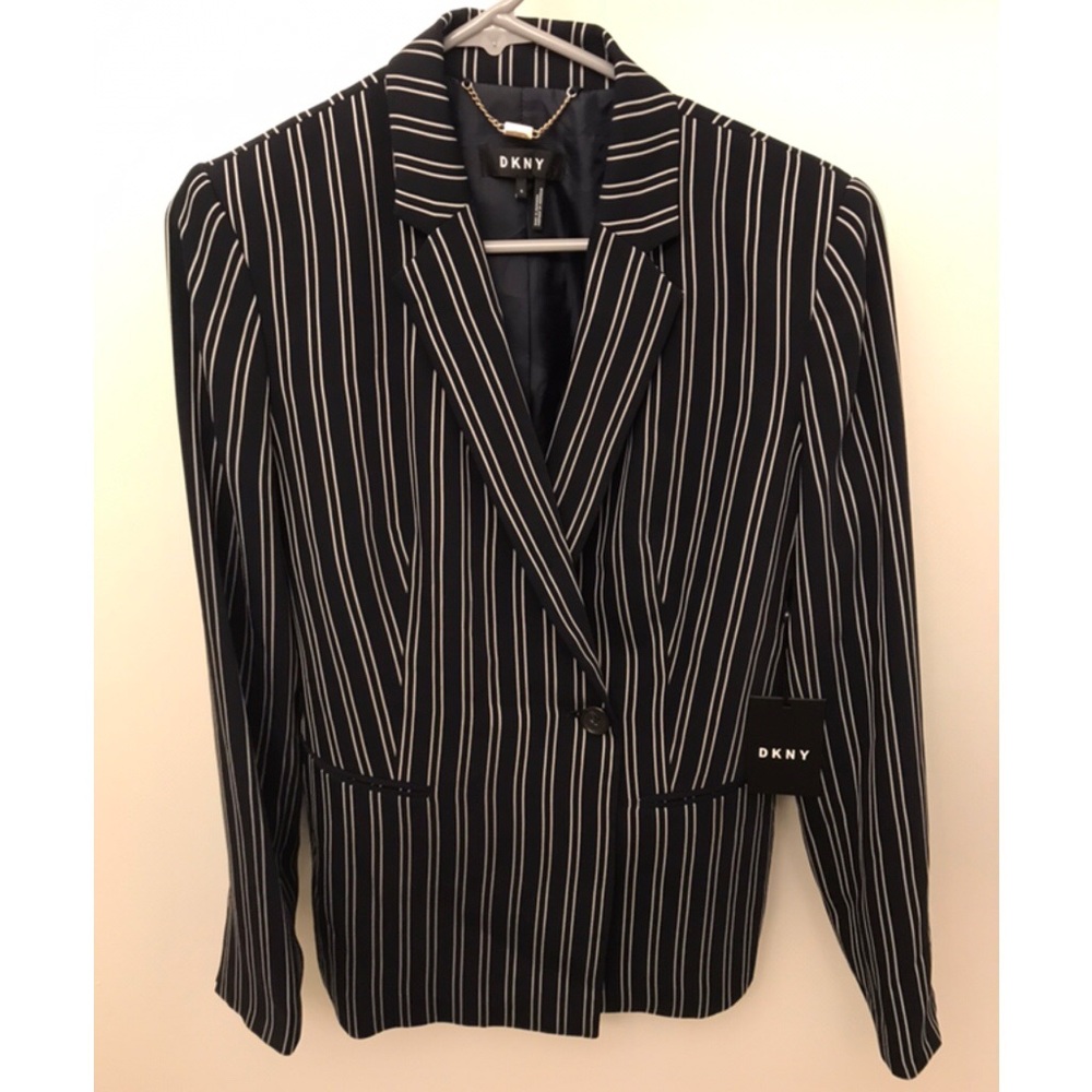 DKNY striped blazer